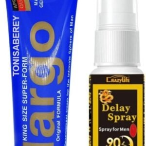 Largo Cream Massage Gel and Delay Spray Set for Men (90mins)